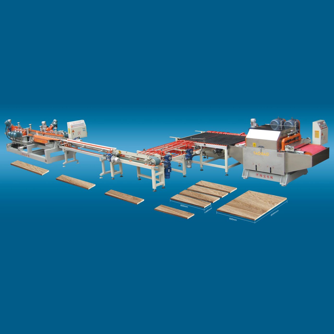 YKDM-800 Edge Grinding Production Line